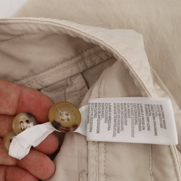 James perse pants women's 28 32x27 chino flat front button fly cotton blend - Picture 12 of 12